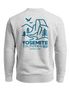 Sweatshirt Herren Pullover mit Backprint Yosemite California Naturmotiv National Park Graphic Outdoor Fashion Streetwear Neverless®preview