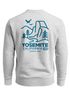 Sweatshirt Herren Pullover mit Backprint Yosemite California Naturmotiv National Park Graphic Outdoor Fashion Streetwear Neverless®preview