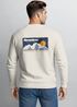 Sweatshirt Herren Pullover mit Outdoor Backprint Bergmotiv Nature Streetwear Adventure Style Neverless®preview