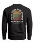 Sweatshirt Herren Pullover mit Outdoor Backprint mit Sonne und Bergen Adventure Style Fashion Streetwear Neverless®preview