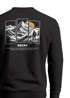 Sweatshirt Herren Pullover mit Outdoor Grafik Print Berge Adventure Wandern Fashion Streetwear Männer Neverless®preview