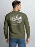 Sweatshirt Herren Pullover Outdoor Berge Backprint Nature Grafik Fashion Streetwear Männer Neverless®preview