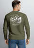 Sweatshirt Herren Pullover Outdoor Berge Backprint Nature Grafik Fashion Streetwear Männer Neverless®preview
