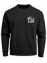 Sweatshirt Herren rint Aufdruck Motiv Ente Graffity Rundhals-Pullover Fashion Streetwear Neverless®preview