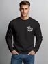 Sweatshirt Herren rint Aufdruck Motiv Ente Graffity Rundhals-Pullover Fashion Streetwear Neverless®preview