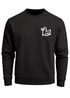 Sweatshirt Herren rint Aufdruck Motiv Ente Graffity Rundhals-Pullover Fashion Streetwear Neverless®preview