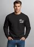 Sweatshirt Herren rint Aufdruck Motiv Ente Graffity Rundhals-Pullover Fashion Streetwear Neverless®preview