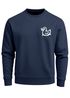 Sweatshirt Herren rint Aufdruck Motiv Ente Graffity Rundhals-Pullover Fashion Streetwear Neverless®preview