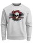 Sweatshirt Herren Road Rage Motorrad Totenkopf Rundhals-Pullover Neverless®preview