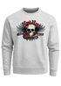 Sweatshirt Herren Road Rage Motorrad Totenkopf Rundhals-Pullover Neverless®preview