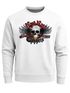 Sweatshirt Herren Road Rage Motorrad Totenkopf Rundhals-Pullover Neverless®preview