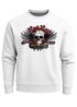 Sweatshirt Herren Road Rage Motorrad Totenkopf Rundhals-Pullover Neverless®preview