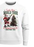 Sweatshirt Herren Santa Claus World Tour Weihnachtspullover Grafik Print XMAS Christmas Sweater Fashion Streetwear Neverless®preview