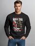 Sweatshirt Herren Santa Claus World Tour Weihnachtspullover Grafik Print XMAS Christmas Sweater Fashion Streetwear Neverless®preview