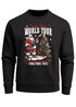 Sweatshirt Herren Santa Claus World Tour Weihnachtspullover Grafik Print XMAS Christmas Sweater Fashion Streetwear Neverless®preview