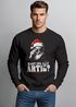 Sweatshirt Herren Santa Spruch Wart ihr alle artig XMAS Outfit Männer Weihnachtspullover Fashion Streetwear Neverless®preview