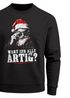 Sweatshirt Herren Santa Spruch Wart ihr alle artig XMAS Outfit Männer Weihnachtspullover Fashion Streetwear Neverless®preview