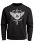 Sweatshirt Herren See you in Valhalla Schwert Runen Odin Vikings Rundhals-Pullover Neverless®preview