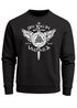 Sweatshirt Herren See you in Valhalla Schwert Runen Odin Vikings Rundhals-Pullover Neverless®preview