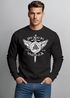 Sweatshirt Herren See you in Valhalla Schwert Runen Odin Vikings Rundhals-Pullover Neverless®preview