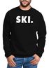 Sweatshirt Herren Ski Wintersport Wintersportler Ski-Fahrer Ski-Pullover Rundhals-Pullover Moonworks®preview