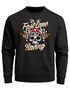 Sweatshirt Herren Skull Totenkopf Fast Lane Pullover Rundhalspullover Neverless®preview