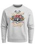 Sweatshirt Herren Skull Totenkopf Fast Lane Pullover Rundhalspullover Neverless®preview