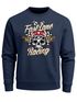 Sweatshirt Herren Skull Totenkopf Fast Lane Pullover Rundhalspullover Neverless®preview