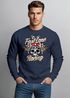 Sweatshirt Herren Skull Totenkopf Fast Lane Pullover Rundhalspullover Neverless®preview