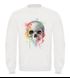 Sweatshirt Herren Skull Totenkopf Neon Splatter Rundhals-Pullover Moonworks®preview