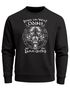 Sweatshirt Herren Spruch Lieber ein Wolf Odins als ein Lamm Gottes Wikinger nordische Mythologie Rundhals-Pullover Neverless®preview