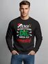 Sweatshirt Herren Spruch Lieber Weihnachtsmann die waren alle unartig Weihnachtspullover Aufdruck XMAS Weihnachtsoutfit Männer Moonworks®preview
