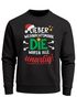 Sweatshirt Herren Spruch Lieber Weihnachtsmann die waren alle unartig Weihnachtspullover Aufdruck XMAS Weihnachtsoutfit Männer Moonworks®preview