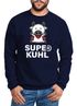 Sweatshirt Herren Super Kuhl Kuh Rundhals-Pullover Moonworks®preview