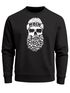Sweatshirt Herren Totenkopf Nordisch Moin Hamburg Dialekt Skull Anker Fashion Rundhals-Pullover Fashion Streetwear Neverless®preview