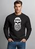Sweatshirt Herren Totenkopf Nordisch Moin Hamburg Dialekt Skull Anker Fashion Rundhals-Pullover Fashion Streetwear Neverless®preview