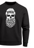 Sweatshirt Herren Totenkopf Nordisch Moin Hamburg Dialekt Skull Anker Fashion Rundhals-Pullover Fashion Streetwear Neverless®preview