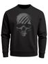 Sweatshirt Herren Totenkopf Skull Totenschädel Skelett Print Aufdruck Rundhals-Pullover Fashion Streetwear Neverless®preview