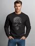 Sweatshirt Herren Totenkopf Skull Totenschädel Skelett Print Aufdruck Rundhals-Pullover Fashion Streetwear Neverless®preview