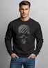Sweatshirt Herren Totenkopf Skull Totenschädel Skelett Print Aufdruck Rundhals-Pullover Fashion Streetwear Neverless®preview