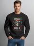 Sweatshirt Herren Ugly XMAS Sweater Jingle Wels Wortwitz Weihnachtspullover Aufdruck Weihnachtsoutfit Männer Moonworks®preview