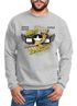 Sweatshirt Herren USA Pin Up Girl Miss Behaving Rundhals-Pullover Moonworks®preview