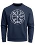 Sweatshirt Herren Vegvisir Runenkompass Wikinger Kompass nordische Mythologie Kelten Germanen Neverless®preview