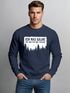 Sweatshirt Herren Wald Bäume Outdoor Adventure Abenteuer Natur-Liebhaber Pullover Fashion Streetwear Neverless®preview