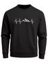 Sweatshirt Herren Wandern Berge Herzschlag Outdoor Rundhals-Pullover Fashion Streetwear Neverless®preview