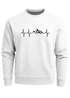 Sweatshirt Herren Wandern Berge Herzschlag Outdoor Rundhals-Pullover Fashion Streetwear Neverless®preview