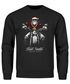 Sweatshirt Herren Weihnachten Bad Santa Biker Motorrad Aufdruck Print Rundhals-Pullover Fashion Streetwear Neverless®preview