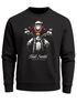 Sweatshirt Herren Weihnachten Bad Santa Biker Motorrad Aufdruck Print Rundhals-Pullover Fashion Streetwear Neverless®preview