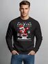 Sweatshirt Herren Weihnachten Dabbing Santa Weihnachtsmann Dab Motiv lustig Rundhals-Pullover Moonworks®preview
