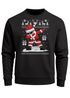 Sweatshirt Herren Weihnachten Dabbing Santa Weihnachtsmann Dab Motiv lustig Rundhals-Pullover Moonworks®preview
